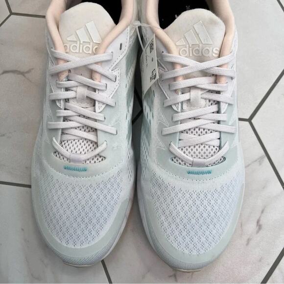 New Adidas Duramo SL White and Teal Sneakers Size 11 Womens - Picture 7 of 12